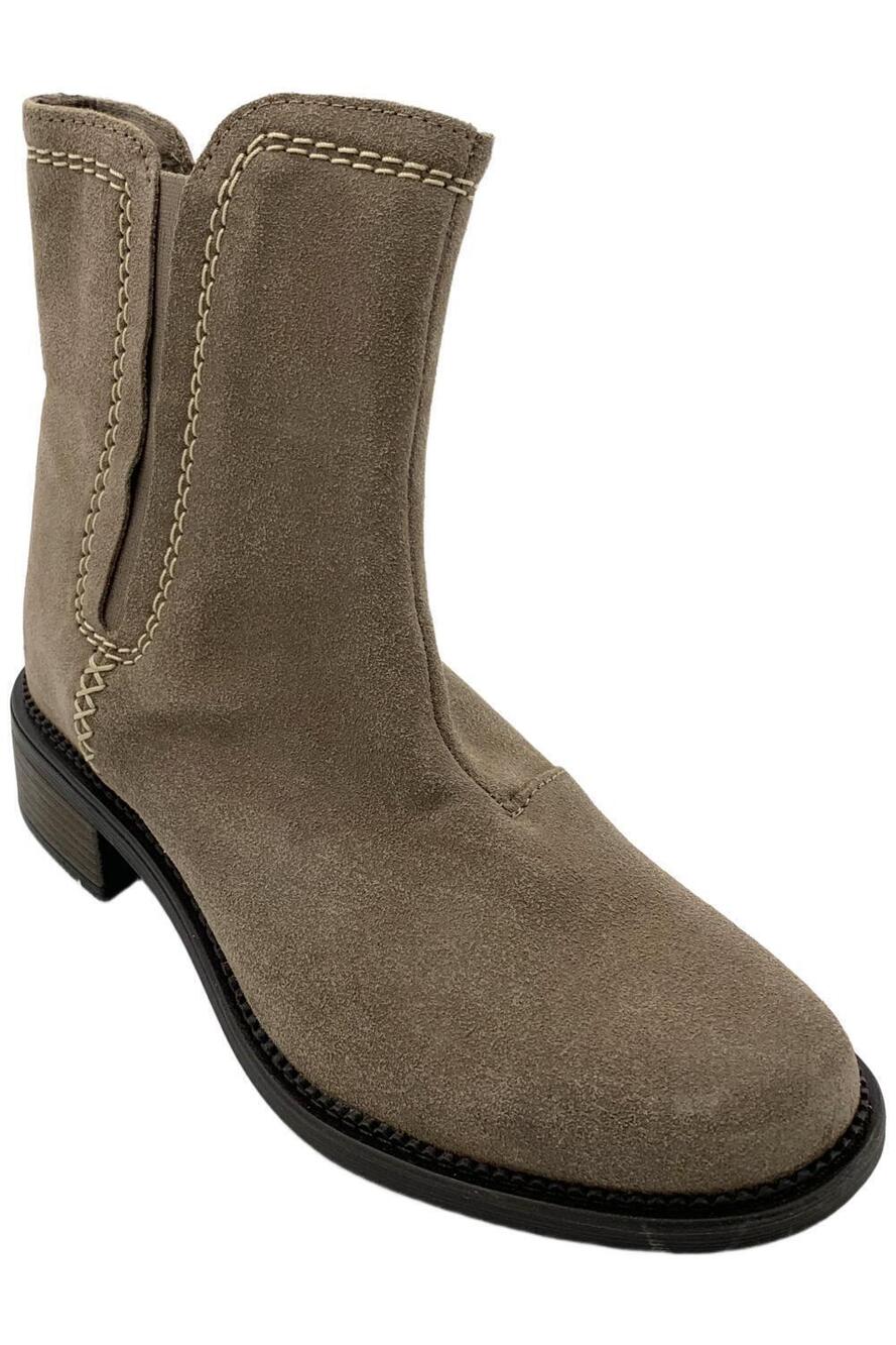 Naturalizer Women's Robyn Ankle Boots Golden Caramel Suede - Medium